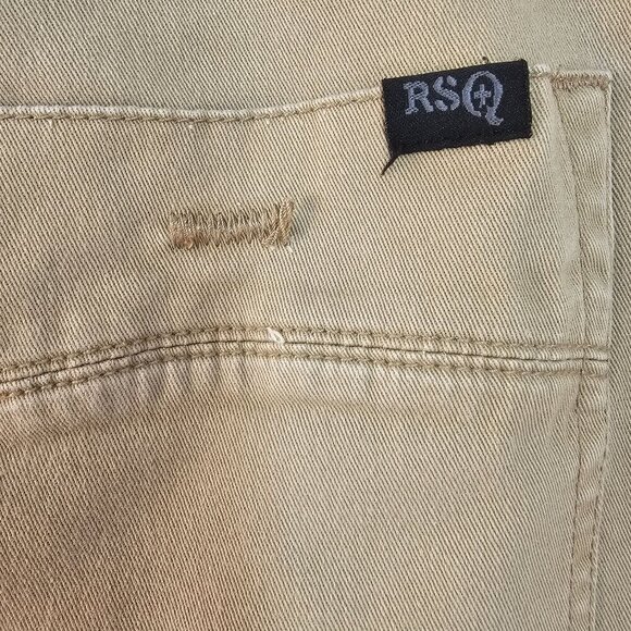 Rsq London Skinny Jeans Womens 30/30 Tan Denim Mid Rise 5 Pocket - Picture 5 of 9